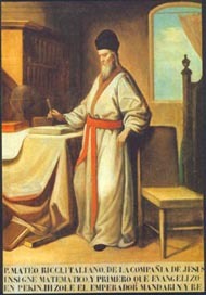 Una miniatura raffigurante padre Matteo Ricci