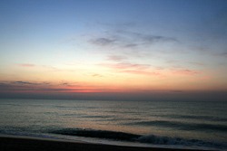 L'alba sul mare di Porto Recanati